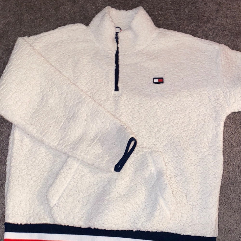 quarter zip sherpa